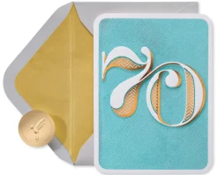 Wonderful Milestone 70th Birthday Greeting Card