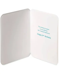 Wonderful Milestone 70th Birthday Greeting Card
