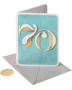 Wonderful Milestone 70th Birthday Greeting Card