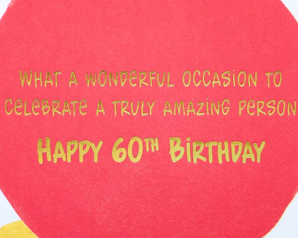 Wonderful Occasion 60th Birthday Greeting Card