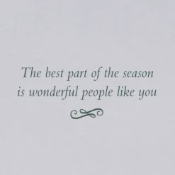 Wonderful People Like You Christmas Greeting Card