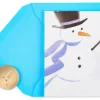 Wonderful Season Snowman Holiday Boxed Cards, 20-Count