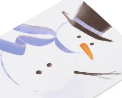 Wonderful Season Snowman Holiday Boxed Cards, 20-Count