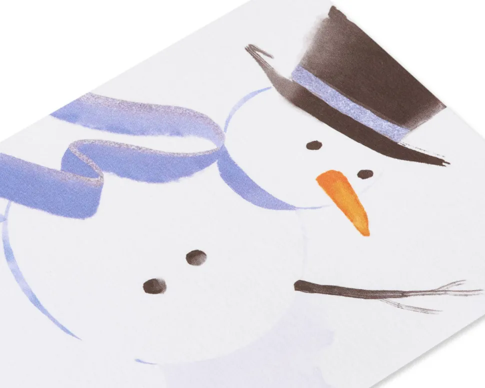 Wonderful Season Snowman Holiday Boxed Cards, 20-Count