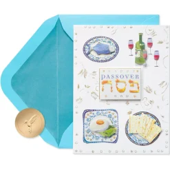 Wonderful Seder Passover Greeting Card – Designed by House of Turnowsky