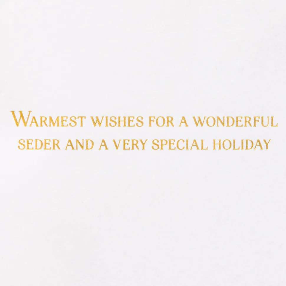 Wonderful Seder Passover Greeting Card – Designed by House of Turnowsky