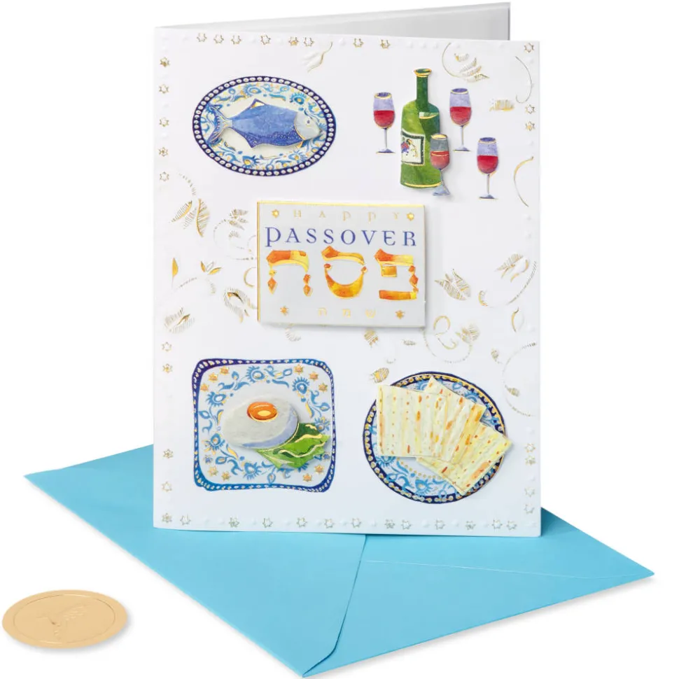 Wonderful Seder Passover Greeting Card – Designed by House of Turnowsky