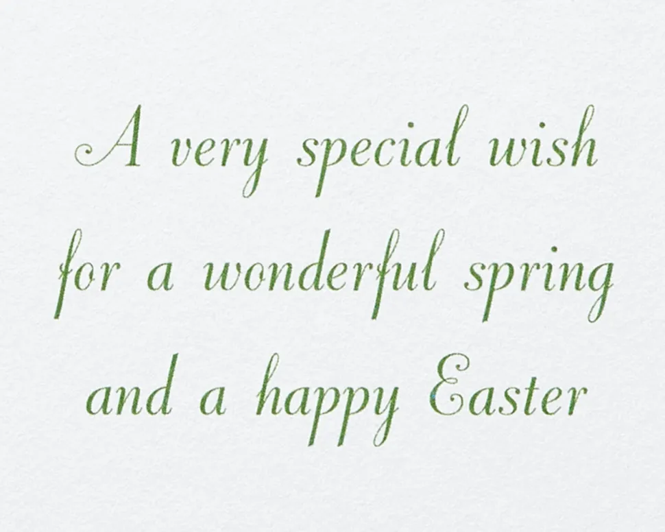 Wonderful Spring Easter Greeting Card