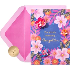 Wonderful Young Woman Graduation Greeting Card for Daughter
