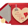 Wood Heart with Quote Romantic Greeting Card