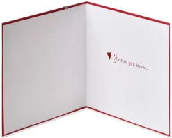 Wood Heart with Quote Romantic Greeting Card
