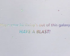 Wood X Wing Fighter Star Wars Birthday Greeting Card