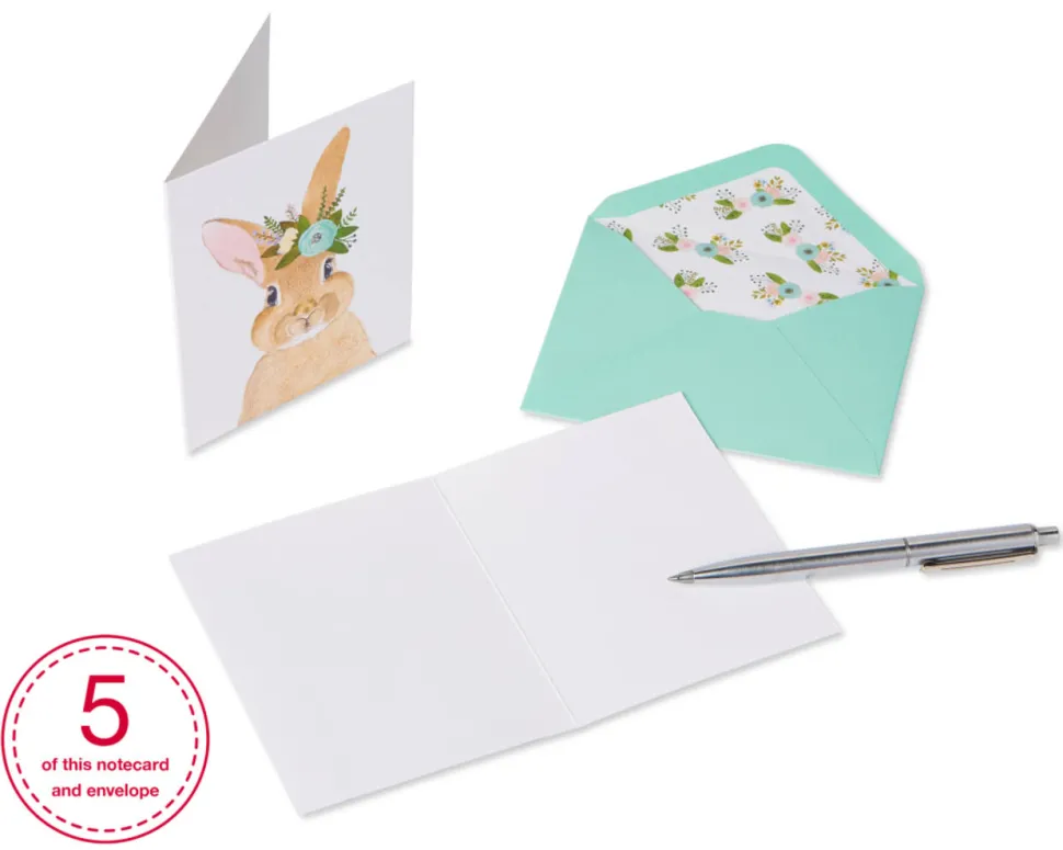 Woodland Animals Boxed Cards and Envelopes, 20-Count