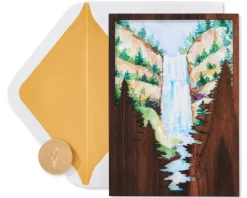 Woodland Silhouette Birthday Greeting Card