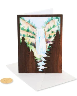 Woodland Silhouette Birthday Greeting Card