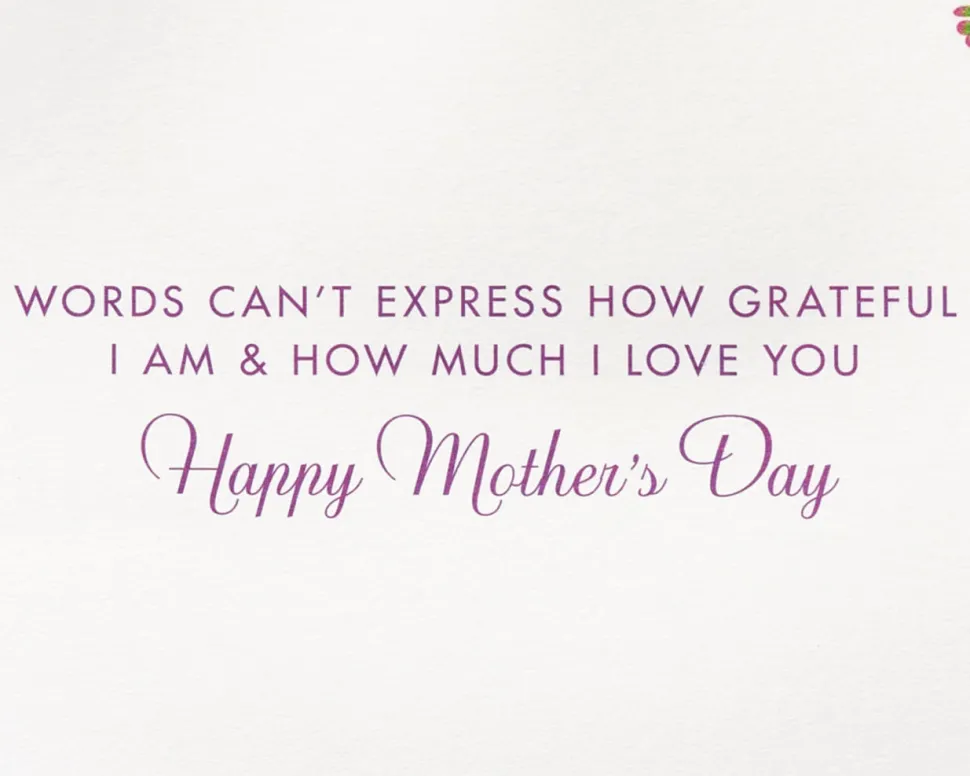 Words Can’t Express Mother’s Day Greeting Card