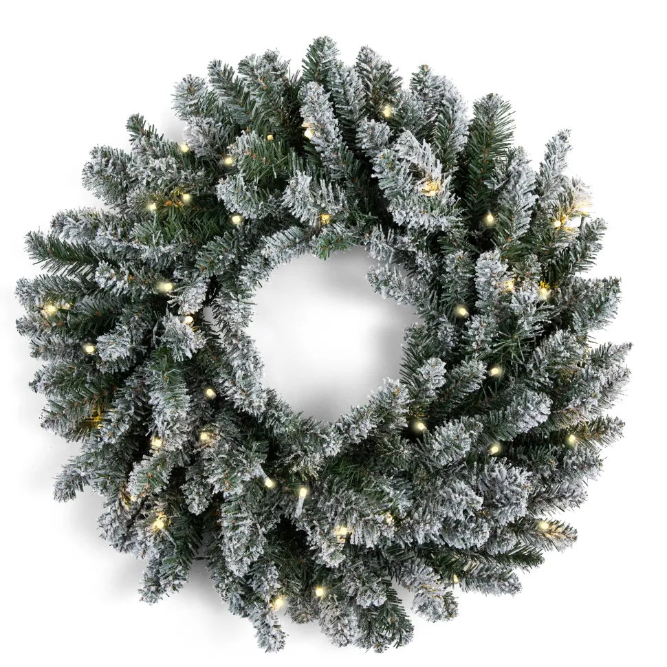 Wreath Blue Spruce Frosted