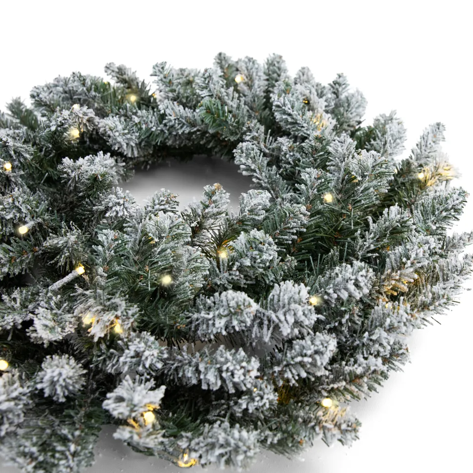 Wreath Blue Spruce Frosted