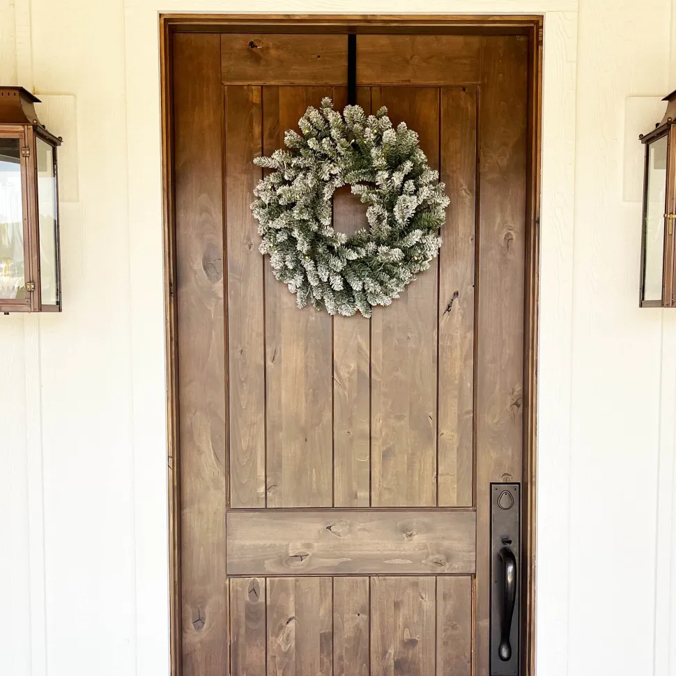 Wreath Blue Spruce Frosted