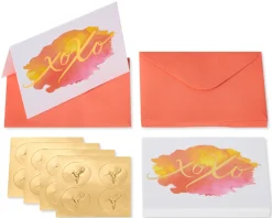 XOXO Blank Cards with Envelopes, 14-Count
