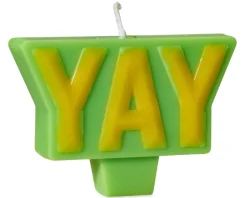 YAY Birthday Candle, 1-Count