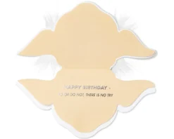 Yoda Head Star Wars Birthday Greeting Card
