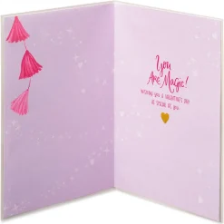 You Are Magic Valentines Day Greeting Card for Granddaughter