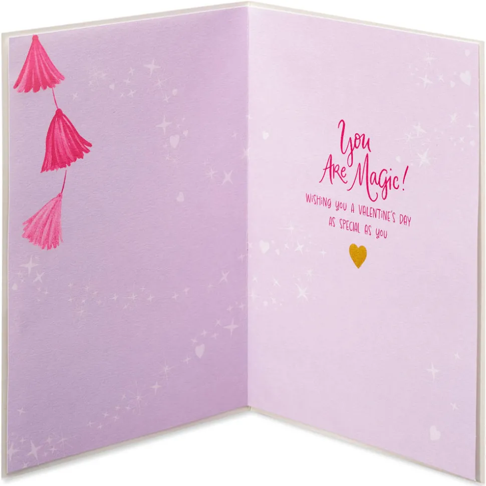 You Are Magic Valentines Day Greeting Card for Granddaughter
