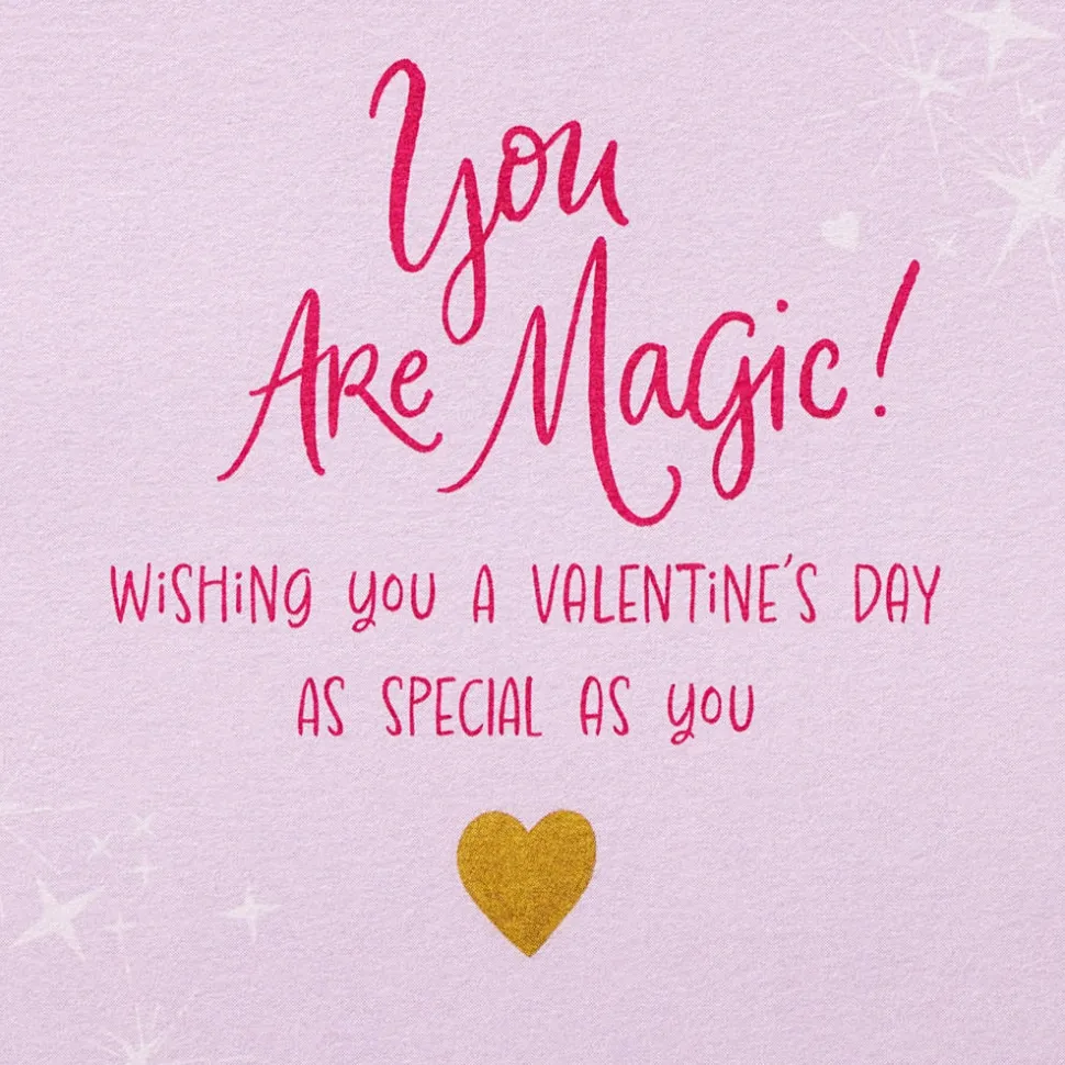 You Are Magic Valentines Day Greeting Card for Granddaughter