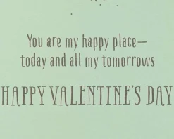 You Are My Happy Place Valentine’s Day Greeting Card for Husband