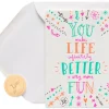 You Make Life Better Friendship Greeting Card