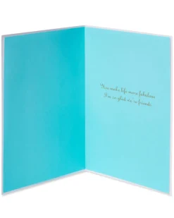 You Make Life More Fabulous Friendship Greeting Card