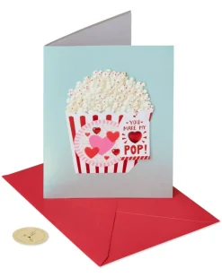 You Make My Heart Pop Funny Cute Valentine’s Day Greeting Card