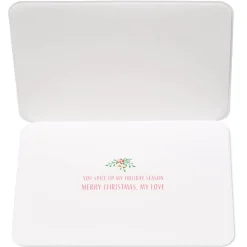 You Spice up my Holiday Season Romantic Christmas Greeting Card
