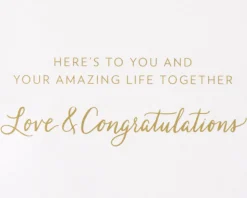 Your Amazing Life Together Wedding Greeting Card
