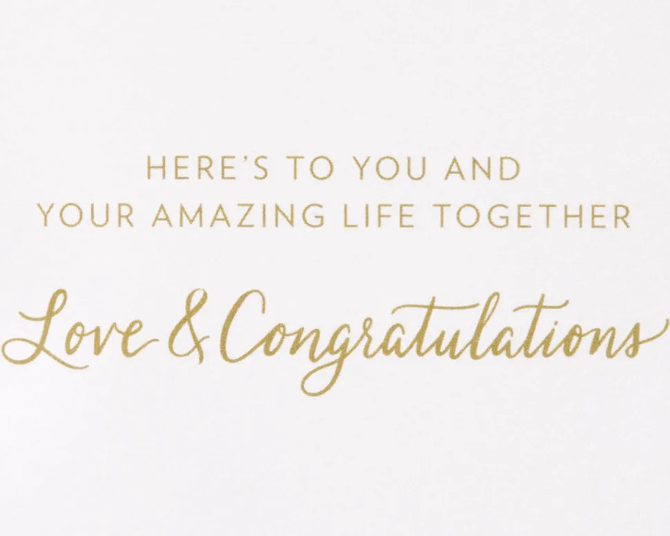 Your Amazing Life Together Wedding Greeting Card