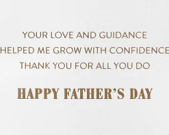 Your Love and Guidance Father’s Day Greeting Card for Dad