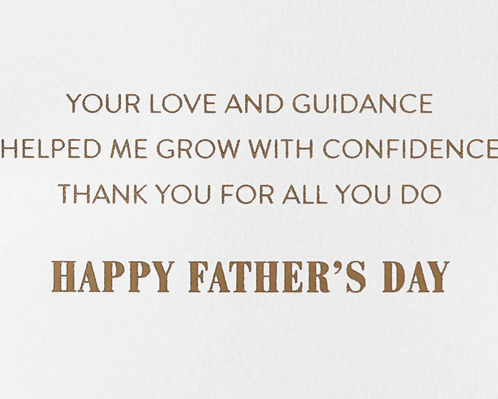 Your Love and Guidance Father’s Day Greeting Card for Dad