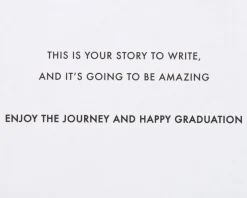Your Story to Write Graduation Greeting Card
