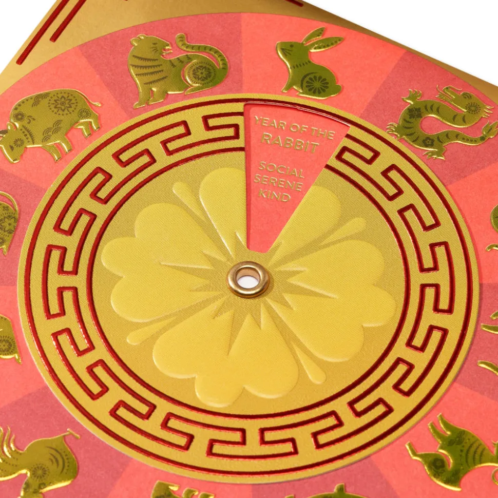 Zodiac Blank Lunar New Year Greeting Card